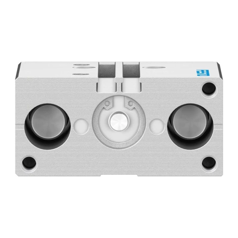 Festo Pneumatic Guided Cylinder 16mm Bore, 20 mm Stroke, Double Acting, Through Hole Mount, Wrought DFM-16-20-P-A-GF