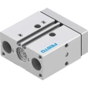 Festo Pneumatic Guided Cylinder 16mm Bore, 20 mm Stroke, Double Acting, Through Hole Mount, Wrought DFM-16-20-P-A-GF