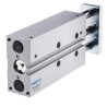 Festo Pneumatic Guided Cylinder 16mm Bore Double Acting Through Hole Mount 10 bar Maximum Pressure DFM-16-80-P-A-KF