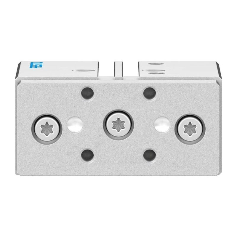 Festo Pneumatic Guided Cylinder 16mm Bore, 20 mm Stroke, Double Acting, Through Hole Mount, Wrought DFM-16-20-P-A-GF