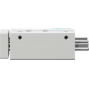 Festo Pneumatic Guided Cylinder 16mm Bore, 40 mm Stroke, Double Acting, Through Hole Mount, Wrought DFM-16-40-P-A-GF