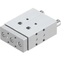 Festo Pneumatic Guided Cylinder 16mm Bore, 40 mm Stroke, Double Acting, Through Hole Mount, Wrought DFM-16-40-P-A-GF