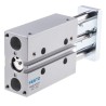 Festo Pneumatic Guided Cylinder 16mm Bore Double Acting Through Hole Mount 10 bar Maximum Pressure DFM-16-50-P-A-GF
