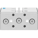 Festo Pneumatic Guided Cylinder 16mm Bore Double Acting Through Hole Mount 10 bar Maximum Pressure DFM-16-50-P-A-GF