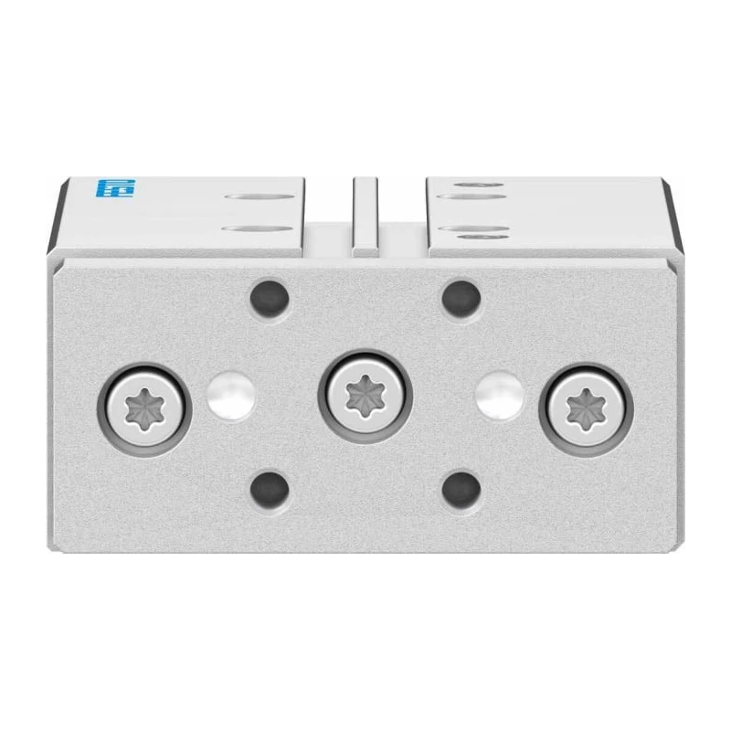 Festo Pneumatic Guided Cylinder 16mm Bore Double Acting Through Hole Mount 10 bar Maximum Pressure DFM-16-50-P-A-GF