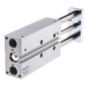 Festo Pneumatic Guided Cylinder 16mm Bore Double Acting Through Hole Mount 10 bar Pressure 0.8m/s Speed DFM-16-80-P-A-GF