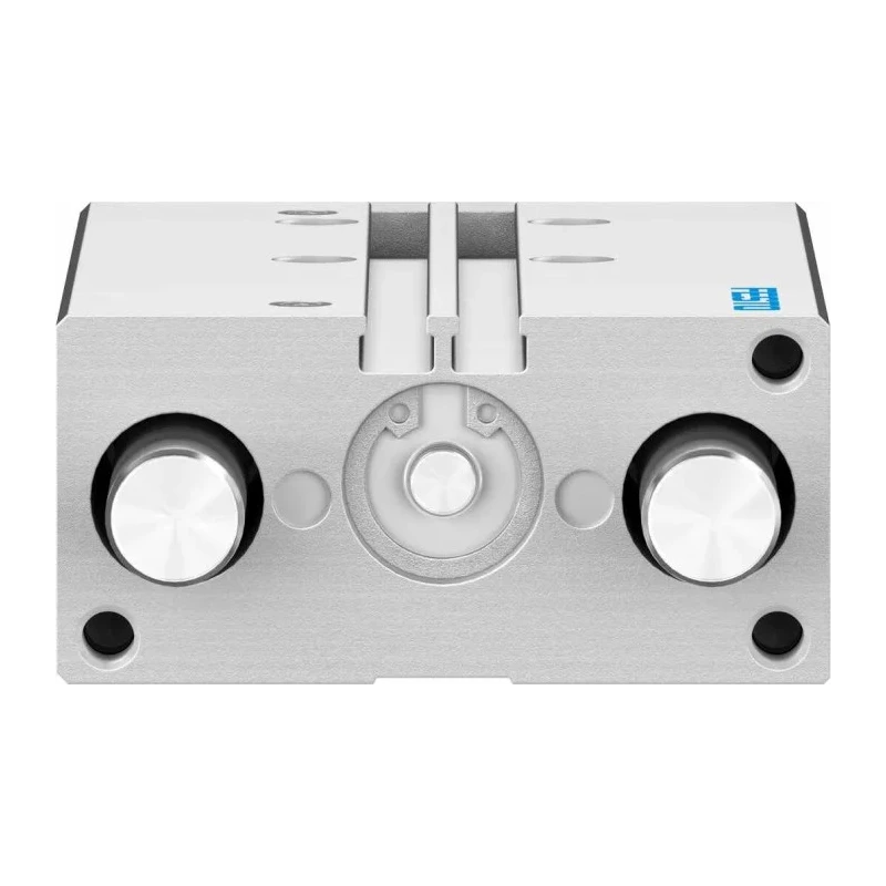 Festo Pneumatic Guided Cylinder 16mm Bore Double Acting Through Hole Mount 10 bar Pressure 0.8m/s Speed DFM-16-80-P-A-GF