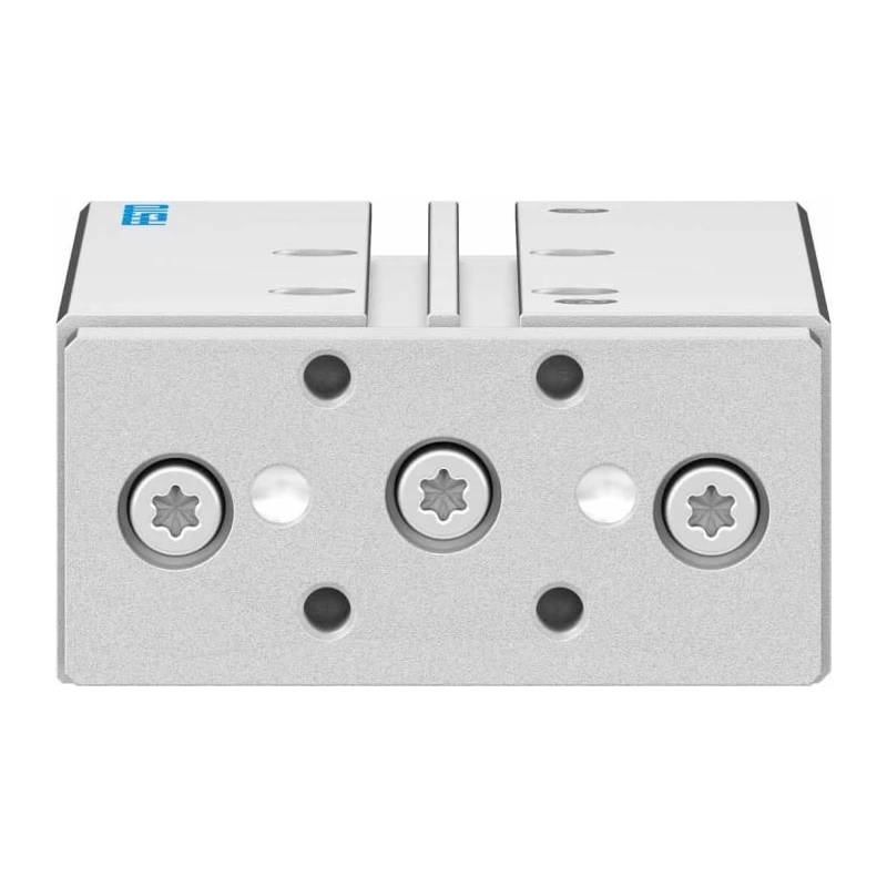 Festo Pneumatic Guided Cylinder 16mm Bore Double Acting Through Hole Mount 10 bar Pressure 0.8m/s Speed DFM-16-80-P-A-GF