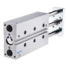 Festo Pneumatic Guided Cylinder 20mm Bore 100mm Stroke Double Acting Through Hole Mount Elastomer DFM-20-100-P-A-KF