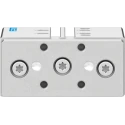 Festo Pneumatic Guided Cylinder Double Acting 16mm Bore 25mm Stroke Through Hole Mount DFM-16-25-P-A-GF