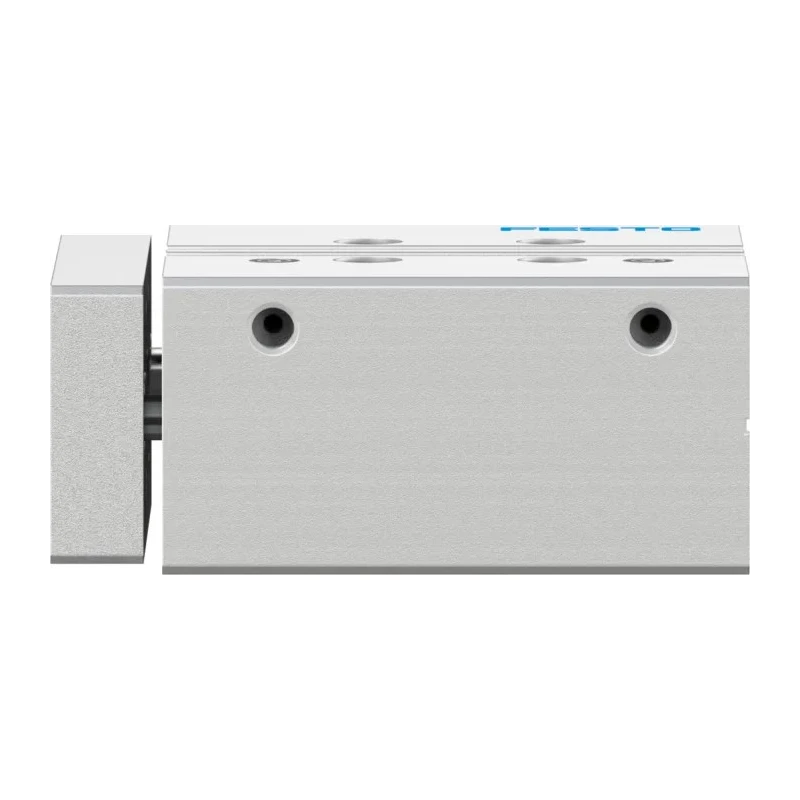 Festo Pneumatic Guided Cylinder Double Acting 16mm Bore 25mm Stroke Through Hole Mount DFM-16-25-P-A-GF