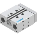 Festo Pneumatic Guided Cylinder Double Acting 16mm Bore 25mm Stroke Through Hole Mount DFM-16-25-P-A-GF