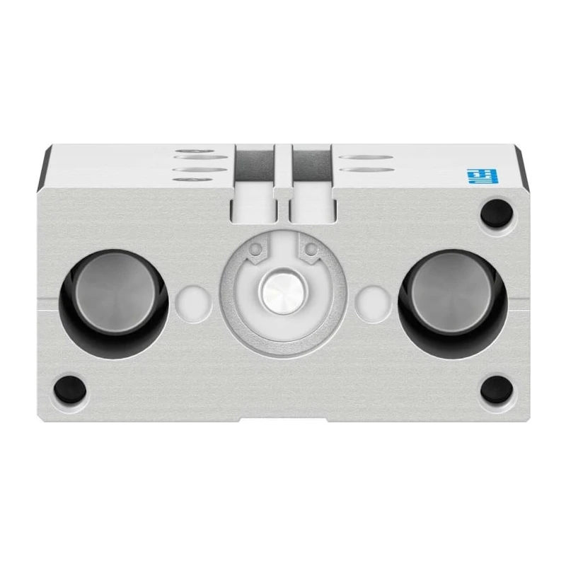 Festo Pneumatic Guided Cylinder 16mm Bore, 30mm Stroke, Double Acting, Elastomer Cushioning, Wrought DFM-16-30-P-A-GF