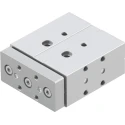 Festo Pneumatic Guided Cylinder 16mm Bore, 30mm Stroke, Double Acting, Elastomer Cushioning, Wrought DFM-16-30-P-A-GF