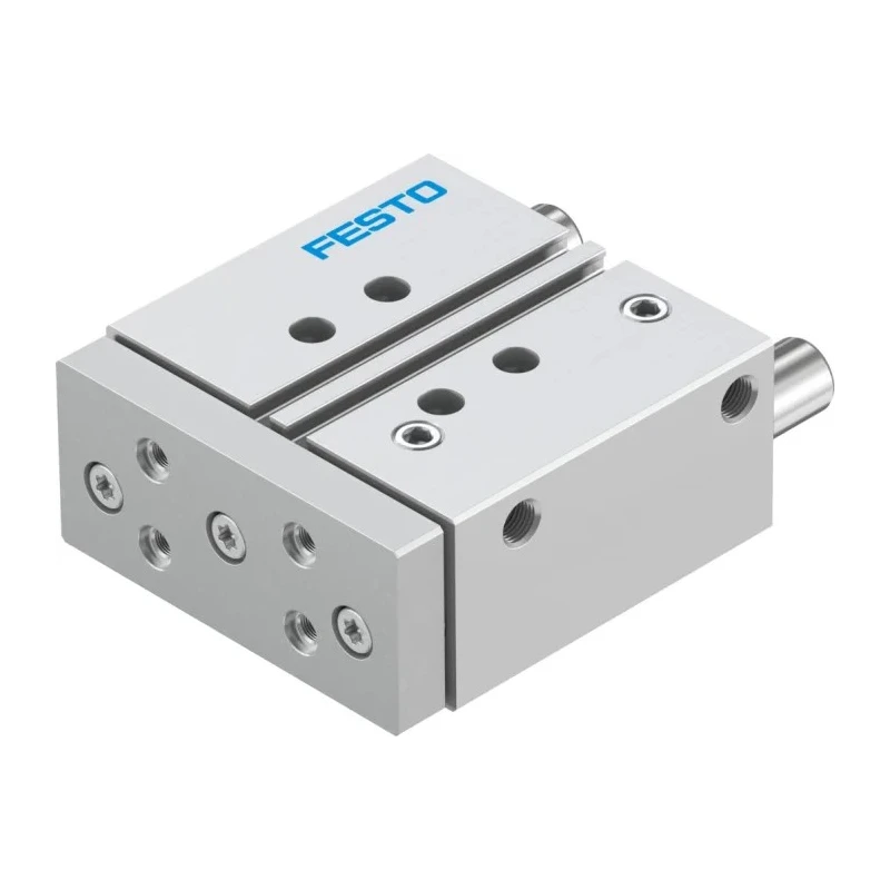 Festo Pneumatic Guided Cylinder 25mm Bore, 40mm Stroke, Double Acting, Stainless Steel Body, ISO Thread DFM-25-40-P-A-GF