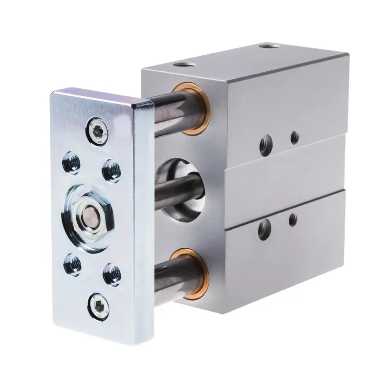 Festo Pneumatic Guided Cylinder 25mm Bore, 40mm Stroke, Double Acting, Stainless Steel Body, ISO Thread DFM-25-40-P-A-GF