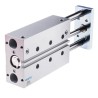 Festo Pneumatic Guided Cylinder DFM Series 25mm Bore 100mm Stroke Double Acting Through Hole Mount DFM-25-100-P-A-KF