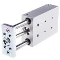 Festo Pneumatic Guided Cylinder DFM Series 25mm Bore 100mm Stroke Double Acting Through Hole Mount DFM-25-100-P-A-KF
