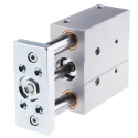 Festo Pneumatic Guided Cylinder 25mm Bore, 50 mm Stroke, Double Acting, DFM Series, Side Flat Mount DFM-25-50-P-A-GF