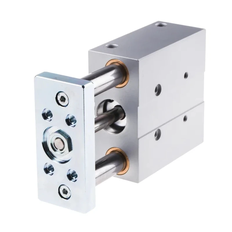 Festo Pneumatic Guided Cylinder 25mm Bore, 50 mm Stroke, Double Acting, DFM Series, Side Flat Mount DFM-25-50-P-A-GF