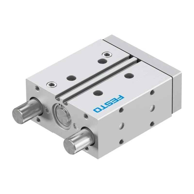 Festo Pneumatic Guided Cylinder 25mm Bore, 50 mm Stroke, Double Acting, DFM Series, Side Flat Mount DFM-25-50-P-A-GF