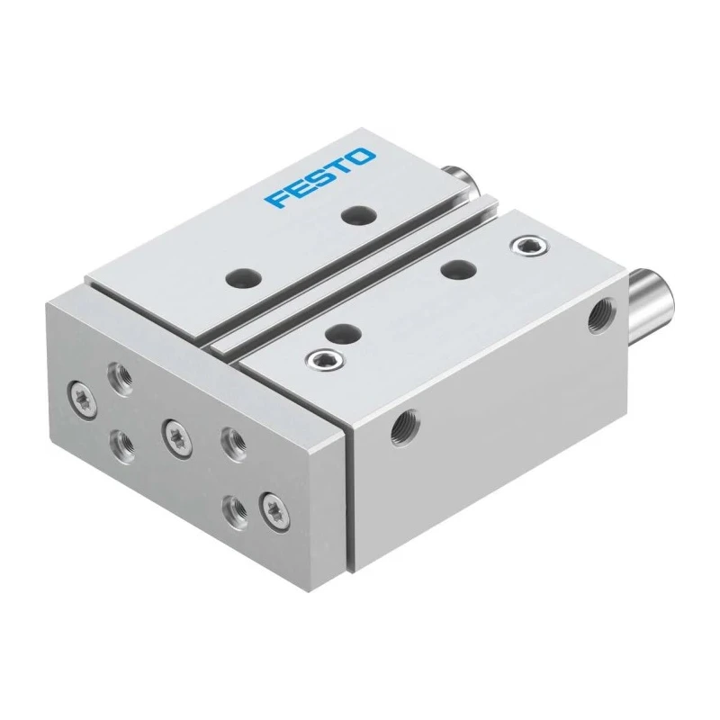 Festo Pneumatic Guided Cylinder 25mm Bore, 50 mm Stroke, Double Acting, DFM Series, Side Flat Mount DFM-25-50-P-A-GF