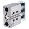 Festo Pneumatic Guided Cylinder 20mm Bore Double Acting Through Hole Mount 10 bar Maximum Operating Pressure DFM-20-25-P-A-GF