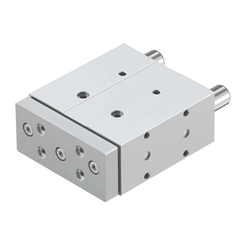 Festo Pneumatic Guided Cylinder 25mm Bore, 50 mm Stroke, Double Acting, DFM Series, Side Flat Mount DFM-25-50-P-A-GF