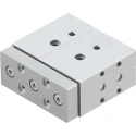 Festo Pneumatic Guided Cylinder 20mm Bore Double Acting Through Hole Mount 10 bar Maximum Operating Pressure DFM-20-25-P-A-GF