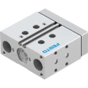 Festo Pneumatic Guided Cylinder 20mm Bore Double Acting Through Hole Mount 10 bar Maximum Operating Pressure DFM-20-25-P-A-GF