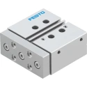 Festo Pneumatic Guided Cylinder 20mm Bore Double Acting Through Hole Mount 10 bar Maximum Operating Pressure DFM-20-25-P-A-GF