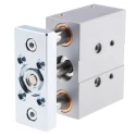 Festo Pneumatic Guided Cylinder 20mm Bore Double Acting Through Hole Mount 10 bar Maximum Operating Pressure DFM-20-25-P-A-GF