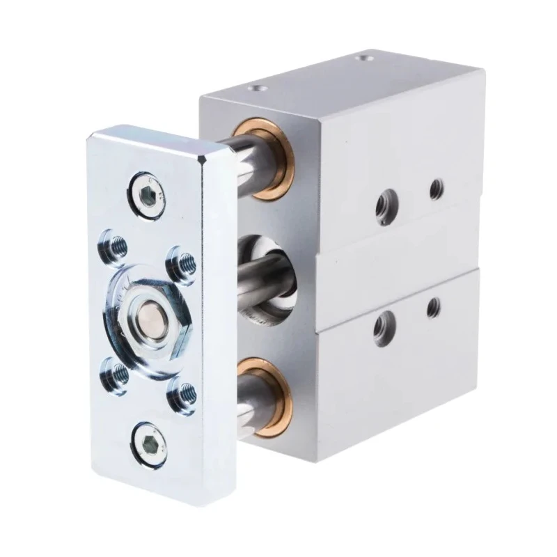Festo Pneumatic Guided Cylinder 20mm Bore Double Acting Through Hole Mount 10 bar Maximum Operating Pressure DFM-20-25-P-A-GF