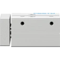 Festo Pneumatic Guided Cylinder 20 mm Bore Double Acting, Side Flat Through Hole Mount, 10 bar Pressure DFM-20-20-P-A-GF