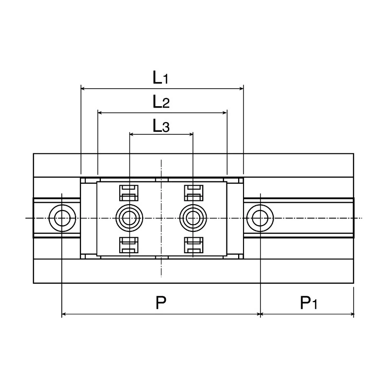 Igus Linear Guide Rail 17 mm Width 300 mm Length NS-01-17-300