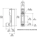 Key Instruments MR3000 Series Variable Area Flow Meter for Gas, 1/8 in NPT Female Connection, 4L/min Min, 50L/min Max MR3000