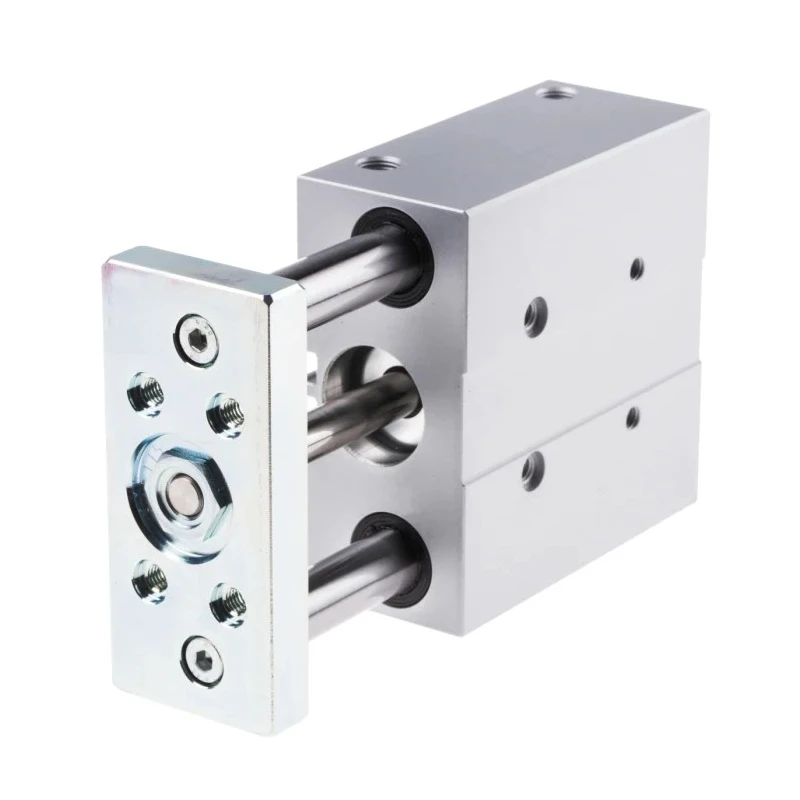 Festo Pneumatic Guided Cylinder 25mm Bore, Double Acting, 50mm Stroke, High Alloy Stainless Steel Body, DFM-25-50-P-A-KF