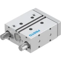 Festo Pneumatic Guided Cylinder 25mm Bore, Double Acting, 50mm Stroke, High Alloy Stainless Steel Body, DFM-25-50-P-A-KF