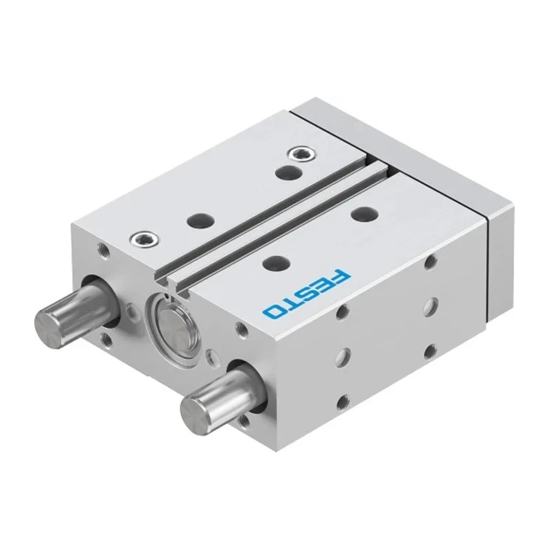 Festo Pneumatic Guided Cylinder 25mm Bore, Double Acting, 50mm Stroke, High Alloy Stainless Steel Body, DFM-25-50-P-A-KF