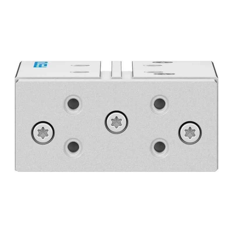 Festo Pneumatic Guided Cylinder 25mm Bore, Double Acting, 50mm Stroke, High Alloy Stainless Steel Body, DFM-25-50-P-A-KF