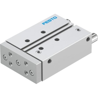 Festo Pneumatic Guided Cylinder 25mm Bore, 80mm Stroke, DFM Series, Double Acting, Through Hole Mount, 10 DFM-25-80-P-A-GF