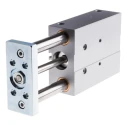 Festo Pneumatic Guided Cylinder 25mm Bore, 80mm Stroke, DFM Series, Double Acting, Through Hole Mount, 10 DFM-25-80-P-A-GF