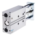 Festo Pneumatic Guided Cylinder Double Acting 25 mm Bore 80 mm Stroke Anodised Aluminium 10 bar DFM-25-80-P-A-KF