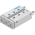Festo Pneumatic Guided Cylinder 32mm Bore, Double Acting, Through Hole Mount, 100mm Stroke, DFM Series DFM-32-100-P-A-GF