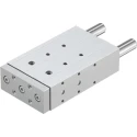 Festo Pneumatic Guided Cylinder 32mm Bore Double Acting Through Hole Mount, 10 bar Max Pressure, Elastomer DFM-32-125-P-A-GF