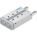 Festo Pneumatic Guided Cylinder 32mm Bore Double Acting Through Hole Mount, 10 bar Max Pressure, Elastomer DFM-32-125-P-A-GF