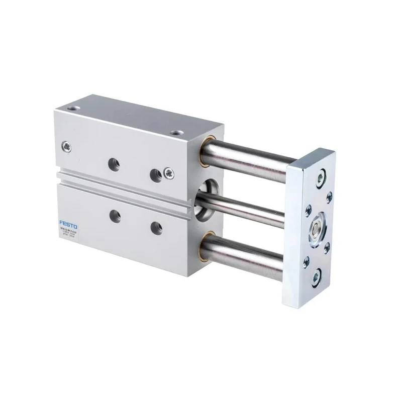 Festo Pneumatic Guided Cylinder Double Acting 32mm Bore 80mm Stroke Length DFM-32-80-P-A-GF