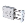 Festo Pneumatic Guided Cylinder Double Acting 32mm Bore 80mm Stroke Length DFM-32-80-P-A-GF
