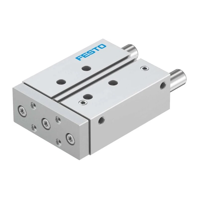 Festo Pneumatic Guided Cylinder Double Acting 32mm Bore 80mm Stroke Length DFM-32-80-P-A-GF