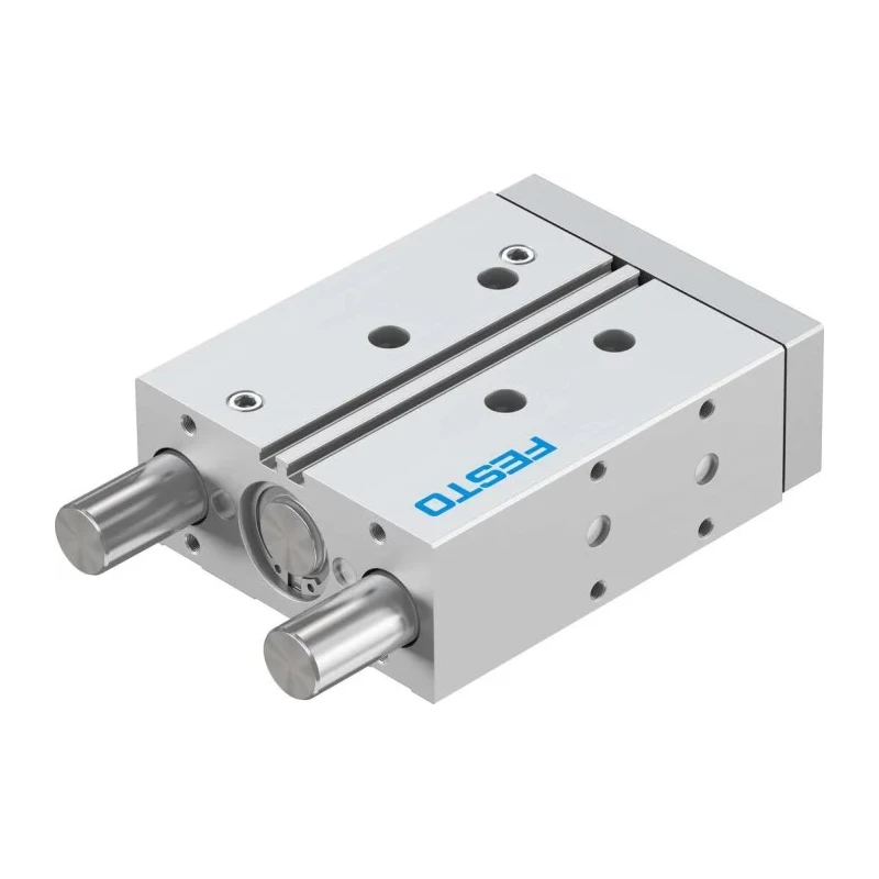 Festo Pneumatic Guided Cylinder Double Acting 32mm Bore 80mm Stroke Length DFM-32-80-P-A-GF